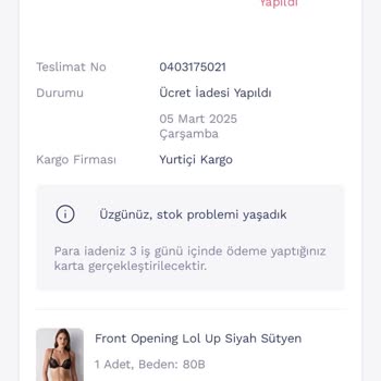 Eksik Teslimat Ve Çözüm Bulunamayan Tedarik Sorunu