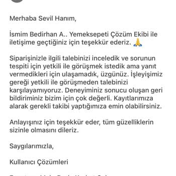 Eksik Sipariş Ve İade Sorunu: Yemek Sepeti'nde Mağduriyet