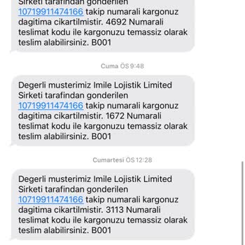 Teslimat Sürecindeki Aksaklık Ve İletişim Sorunu