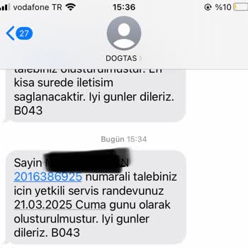 Doğtaş Servis Randevusu Mağduriyeti