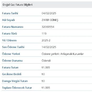 Gaziantep Gazdaş Faturaları: Yüksek Tutar Ve Çözüm Eksikliği