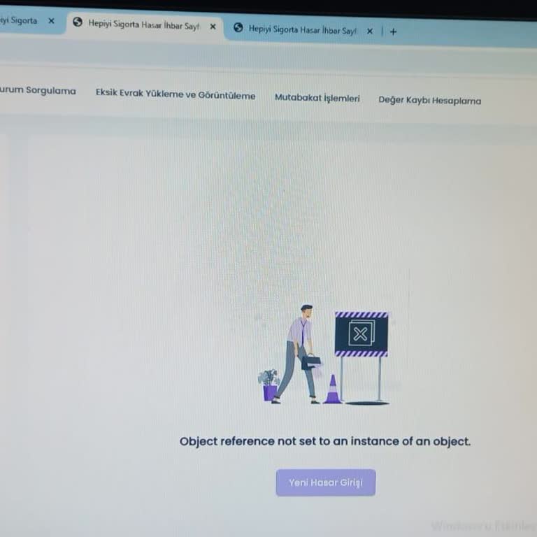 Hepiyi Sigorta Hasar Dosyası Açma Sorunu
