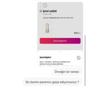 Gardrops'ta Sipariş İptali Ve İletişim Sorunu