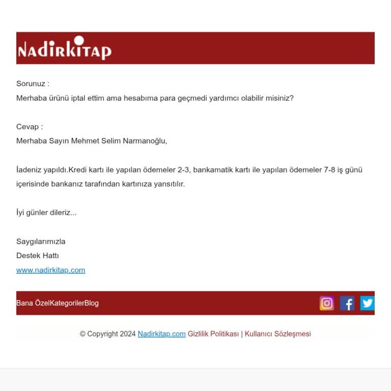 Satıcının Ürünü Başka Platformda Satması Ve Geciken İade Süreci