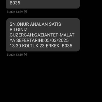 Yanlış Bilet Ve Mola Sorunu