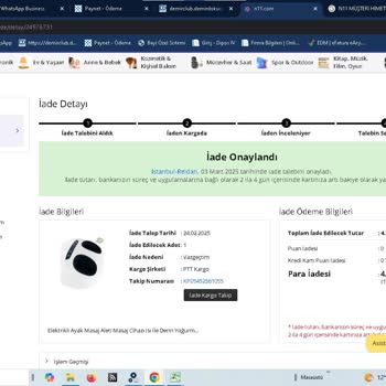 Yanlış İade Süreci Ve Para İadesi Sorunu