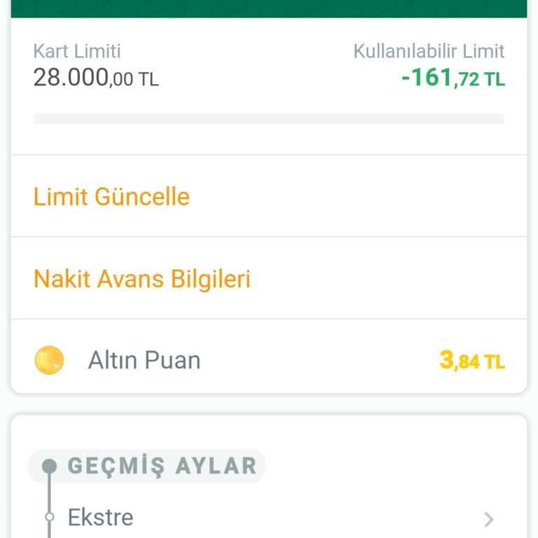 Kart Limitinde Yanlış Anlaşılma Ve Müşteri Hizmetleri Sorunu