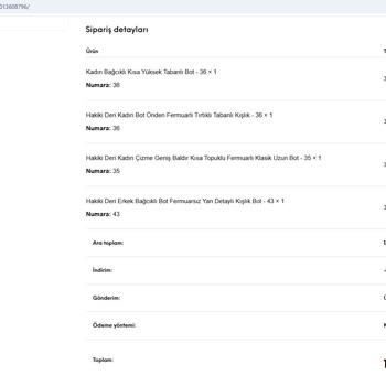 Ayakkabı İadesinde Sorun Ve İletişim Sıkıntısı