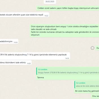 Ayakkabı İadesinde Sorun Ve İletişim Sıkıntısı