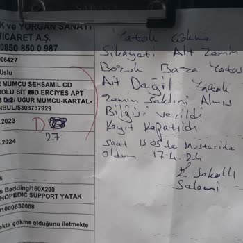 Yataş Yatakta Erken Çökme Sorunu