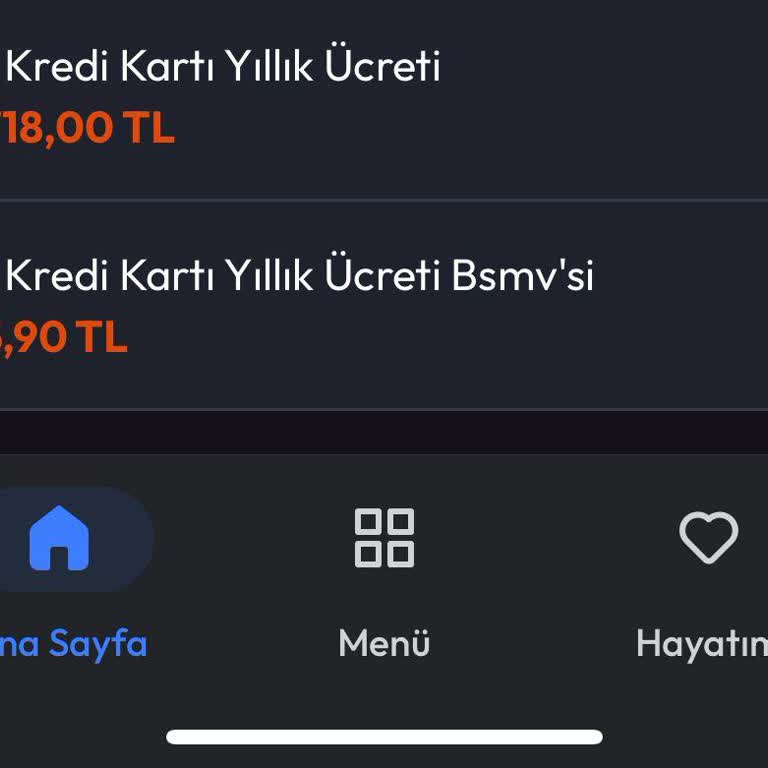 Haksız Kredi Kartı Aidatı İadesi Talebi