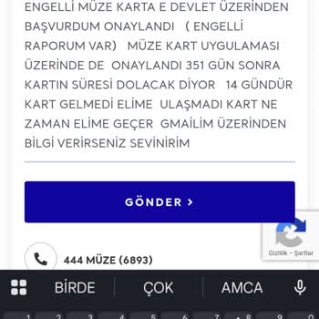 Müze Kartımın Teslimatında Yaşadığım Gecikme