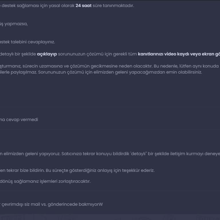 Satıcı Kayboldu, Paramı İade Alamıyorum