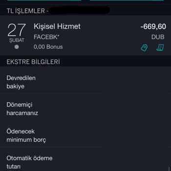 Kredi Kartımdan Bilgim Dışında Yüksek Miktarda Çekim Yapıldı