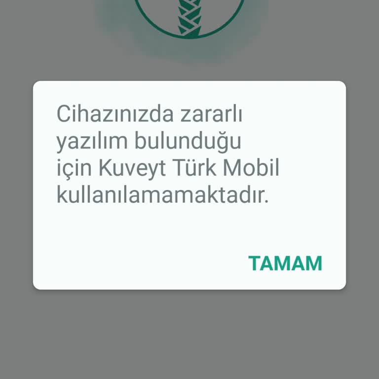Kuveyt Türk Mobil Uygulama Erişim Sorunu: Zararlı Yazılım Hatası Ve Çözüm Beklentisi