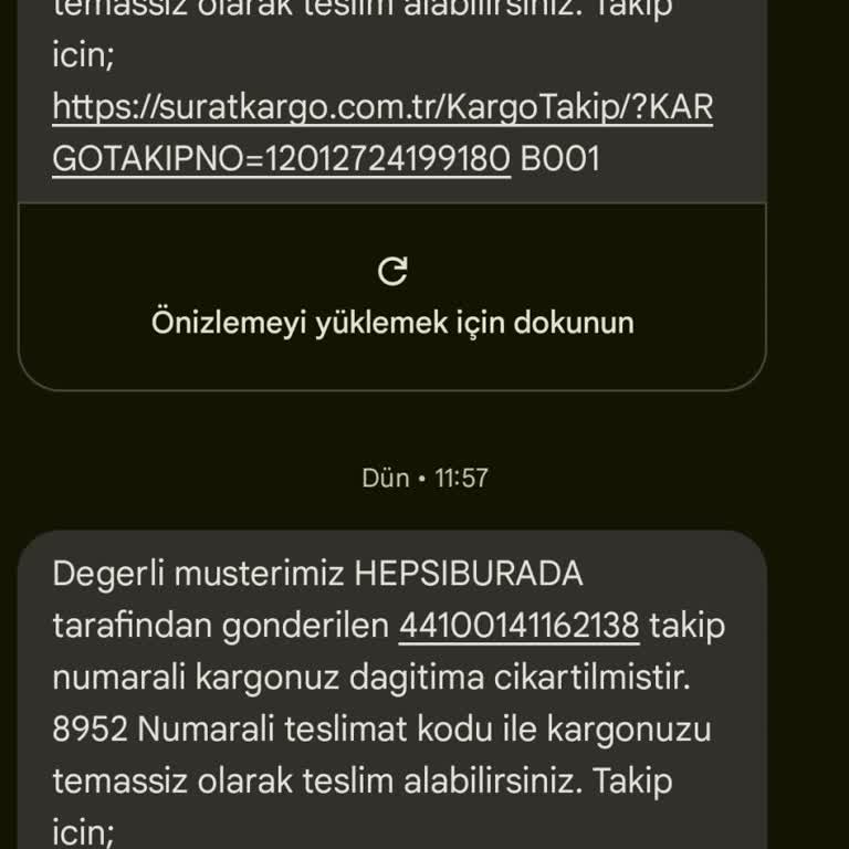 Sürat Kargo İle İletişim Sorunları Ve Teslimat Sıkıntıları