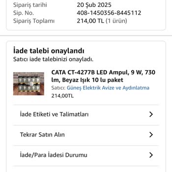 Amazon'da İade Sürecinde Yaşanan Güven Kaybı Ve Müşteri Hizmetleri Sorunu