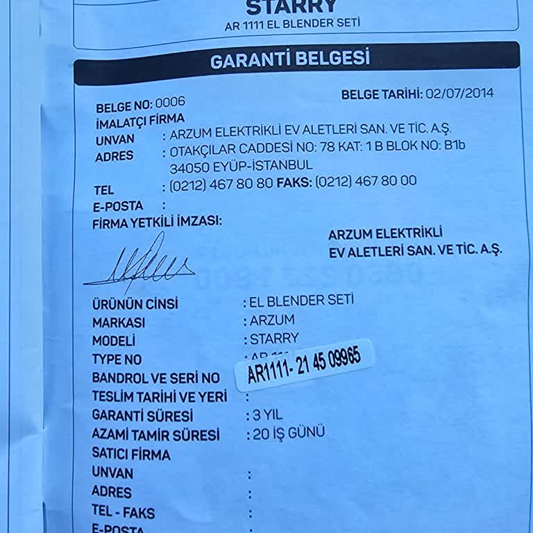 Arzum Blenderların Kronik Sorunu