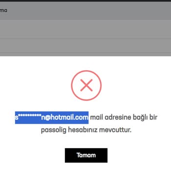 Passolig Hesabı Ekleme Sorunu Nedeniyle Bilet Alamıyorum