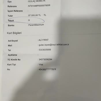 Kırık Ve Deforme Mobilya Mağduriyeti