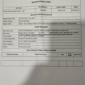 Kırık Ve Deforme Mobilya Mağduriyeti