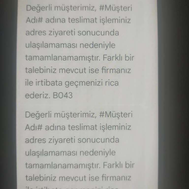 Vodafone Kuryesi Teslimat Sorunu Ve Müşteri Hizmetleri Yanıltması