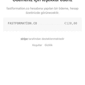 Fastformation İle Anlaşmazlık: Ödenen Hizmetin Sunulmaması