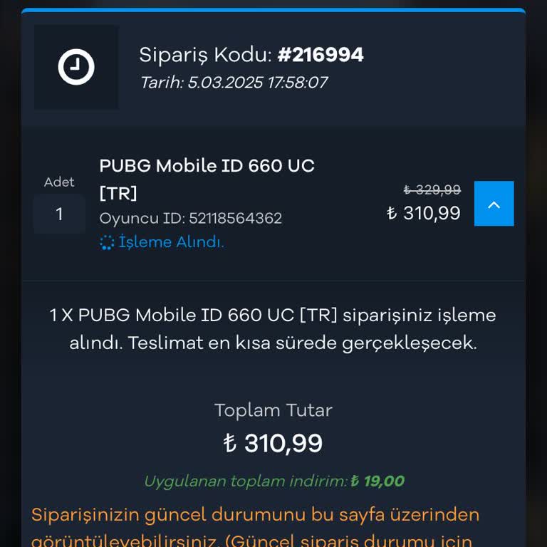 Sipariş Teslim Edilmedi: Acil Çözüm Bekleniyor