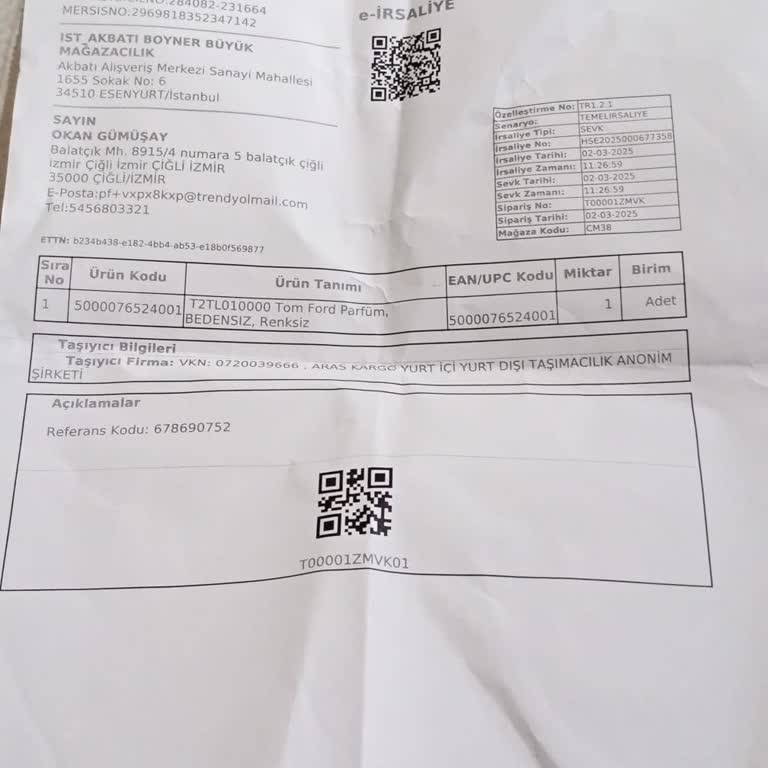 Tom Ford Parfümünün Orijinalliği Hakkında Şüpheler