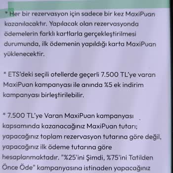 ETS Tur'un MaxiPuan Hakkı İhlali