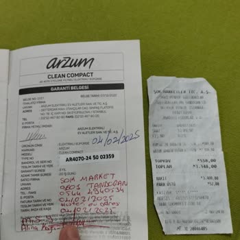 Arızalı Süpürge Ve Yetersiz Müşteri Hizmeti