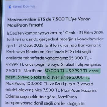 Eksik MaxiPuan Yatırma Sorunu