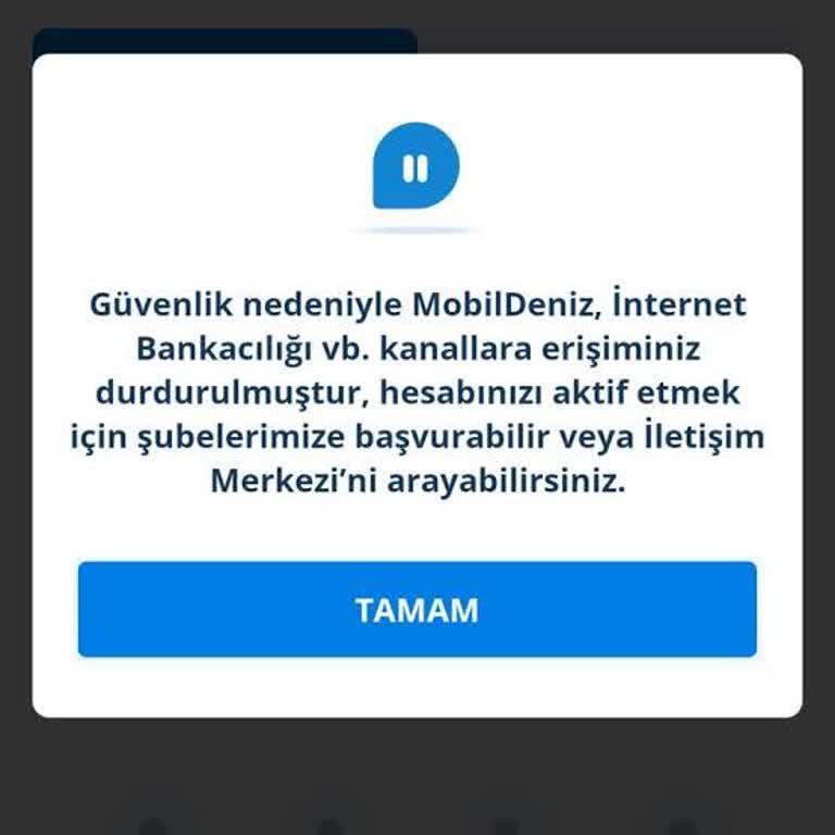 Denizbank'ta Bitmeyen Güvenlik Engeli Ve Çözüm Bulamama