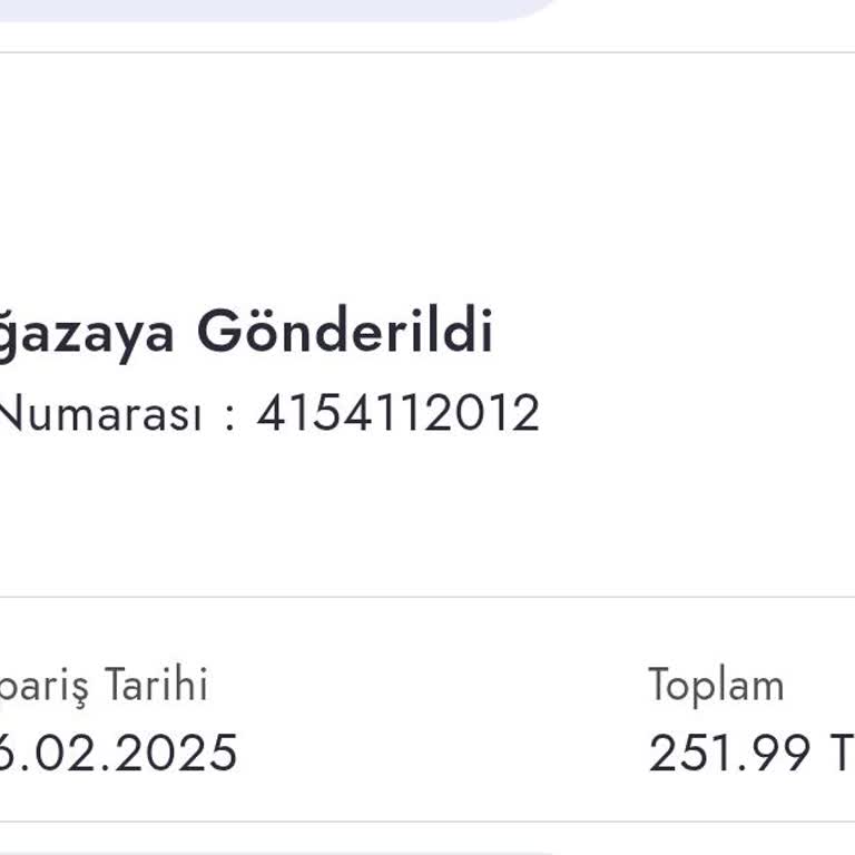 Kayıp Sipariş Ve Yetersiz Bilgilendirme Sorunu
