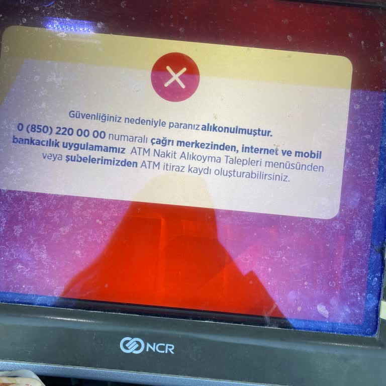 Ziraat Bankası ATM'de Para Yatırma Sorunu