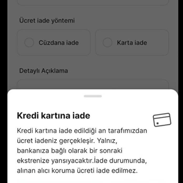 Gardrops'ta Alıcı Koruma Ücreti Mağduriyeti