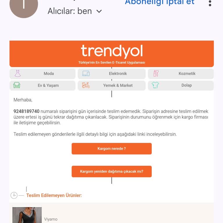 Kargom Nerede: Teslim Edilmedi, Ama Teslim Edildi Mesajı Geldi