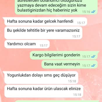 İki Haftadır Gelmeyen Ürünler Ve Oyalama Taktikleri