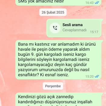 İki Haftadır Gelmeyen Ürünler Ve Oyalama Taktikleri