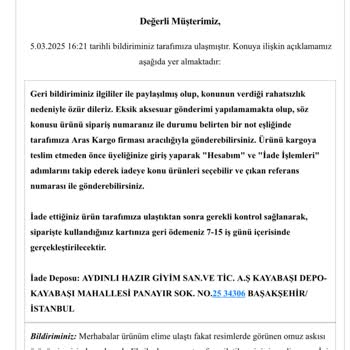 Eksik Aksesuar Mağduriyeti: Pierre Cardin Çanta
