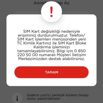 Mobil Müşteri Olma Sürecinde Sim Blokesi Engeli