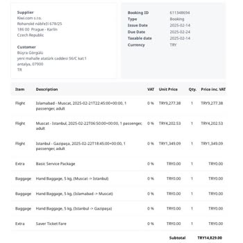 Salam Air İade Sürecinde Yaşanan Gecikme
