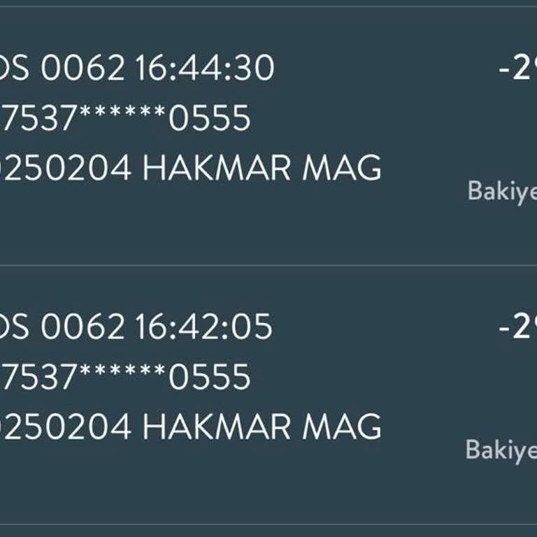 Hakmar'da Çift Çekim Ve İade Sorunu