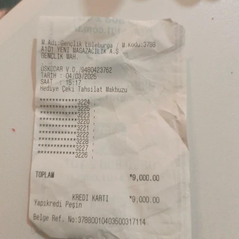 Hediye Kartı Alımında Fatura Sorunu