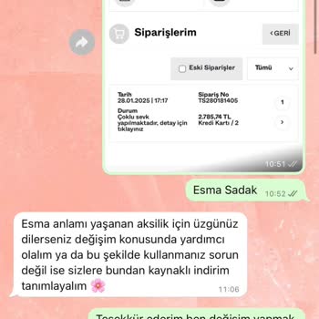 Emnora Firmasıyla Yaşanan İade Ve İletişim Sorunları