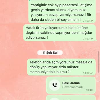 Emnora Firmasıyla Yaşanan İade Ve İletişim Sorunları