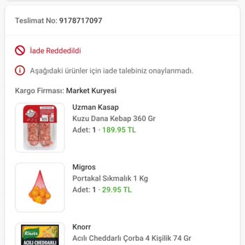 Sipariş İadesi Reddedildi: Etik Olmayan Davranışlar