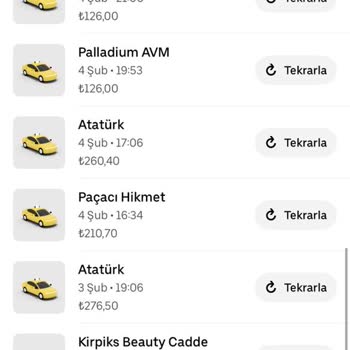Uber Kullanımında Haksız Ücretlendirme Ve Kredi Kartı Sorunları