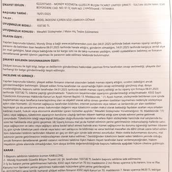 İade Edilmeyen Bebek Maması Ücreti