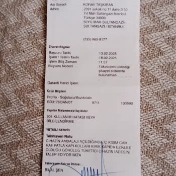 Buzdolabı İadesinde Lojistik Sorunu